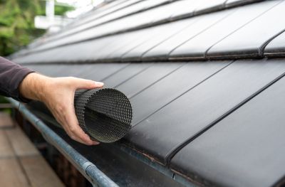 Gutter Filter Installation detail