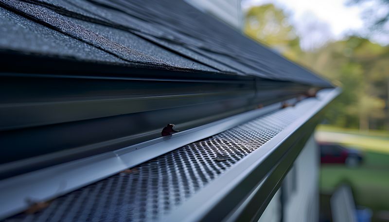 Gutter Filter Installation detail